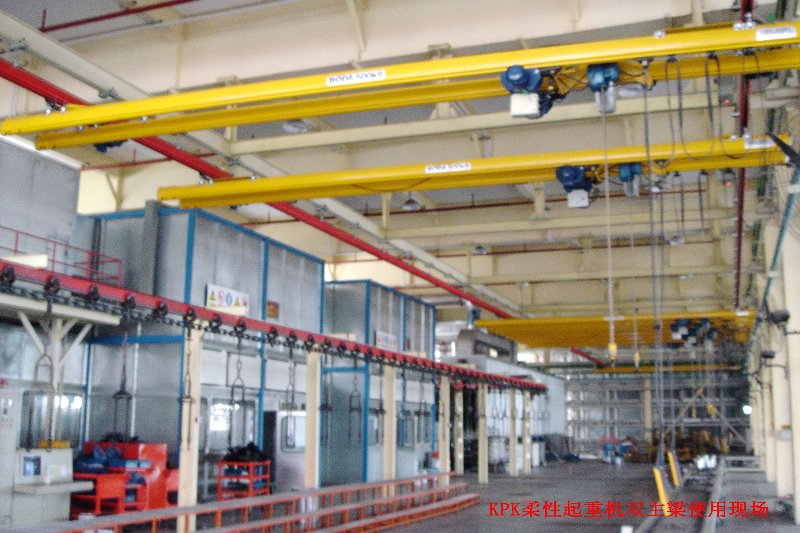 KPK柔性起重機雙主梁使用現場